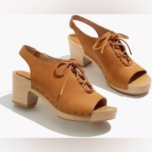 Madewell Cecilia lace up clog